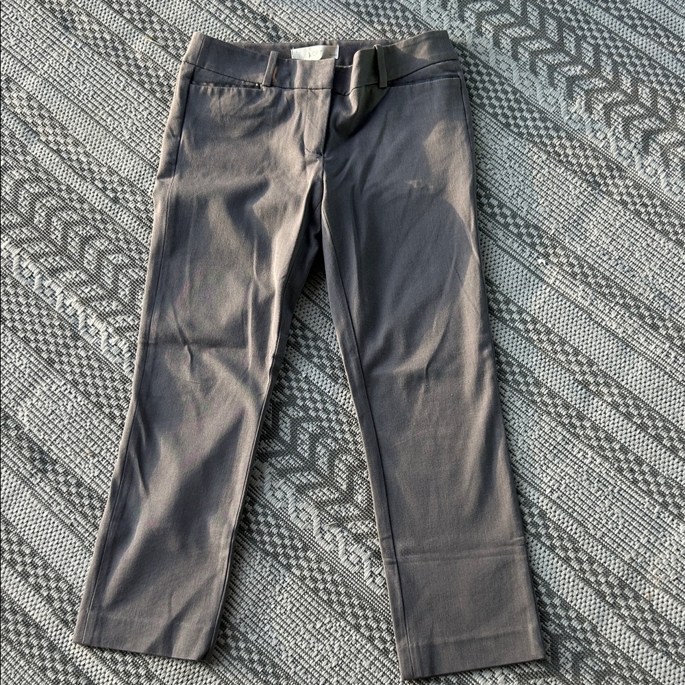 LOFT Gray Straight Leg Pants